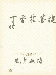 丁香花菩提树txt