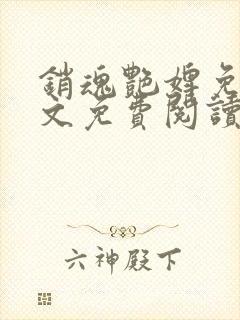 销魂艳婢免费全文免费阅读