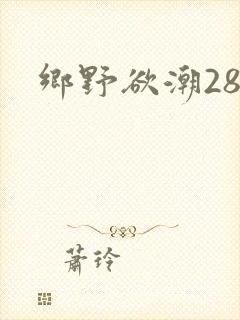 乡野欲潮28章