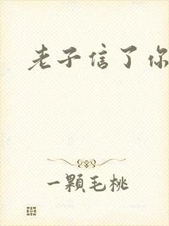 老子信了你的邪