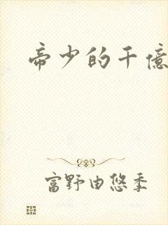 帝少的千亿宠儿