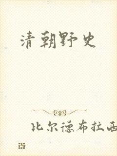 清朝野史