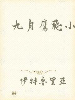 九月鹰飞小说