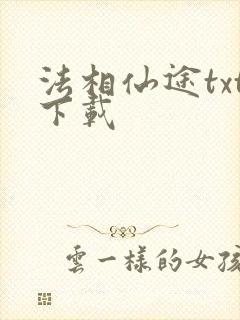 法相仙途txt下载