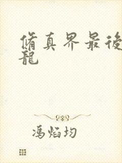 修真界最后一条龙