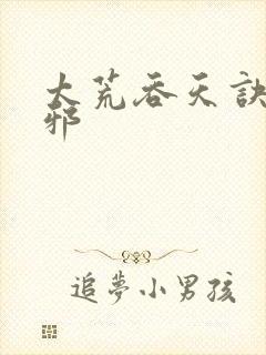 太荒吞天诀柳无邪