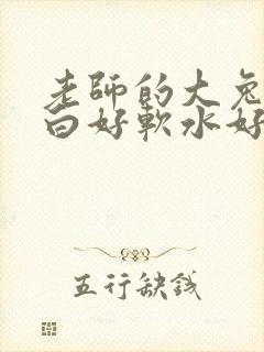 老师的大兔子好白好软水好多