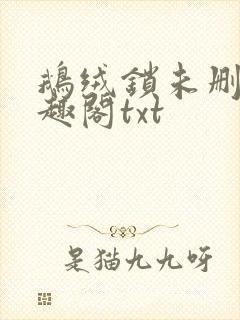 鹅绒锁未删除笔趣阁txt