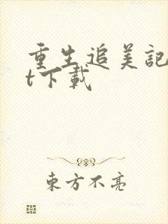 重生追美记txt下载