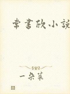 常书欣小说