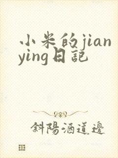 小米的jianying日记