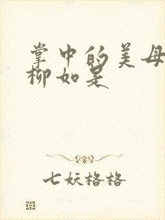掌中的美母版主柳如是