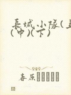 长城小队(上)(中)(下)