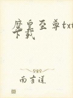 魔皇至尊txt下载