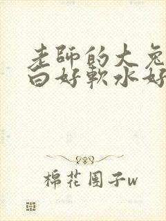 老师的大兔子好白好软水好多