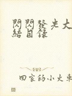 闪闪发光大团圆结目录