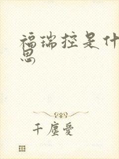 福瑞控是什么意思