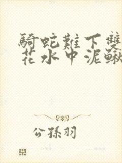 骑蛇难下双金银花水中泥鳅双男主