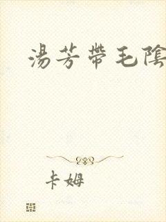 汤芳带毛阴部