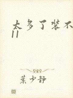 太多了装不下H11