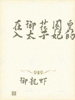 在御花园皇上进入太子妃的小说