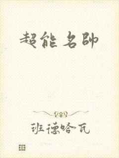 超能名帅