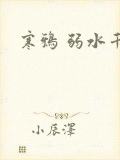 寒鸦 弱水千流
