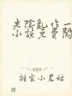 光阴乱作一团的小说免费阅读