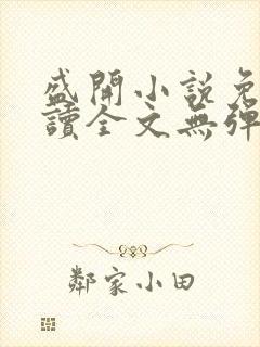 盛开小说免费阅读全文无弹窗