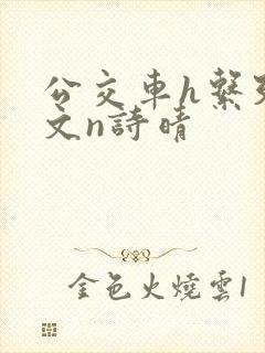 公交车h系列辣文n诗晴封面