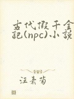 古代假千金挨日记(npc)小说