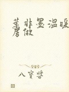 叶非墨温暖在厨房做