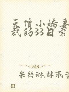 天价小娇妻,总裁的33日索情全文免费