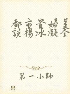 都市贵妇美腿小说杨冰凝全文阅读