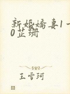 新婚娇妻1一40芷珊