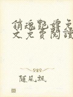 销魂艳婢免费全文免费阅读