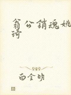 翁公销魂姚瑶琦琦