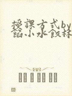 授课方式by肉馅小水饺林清