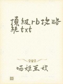 顶级rb攻略系统txt