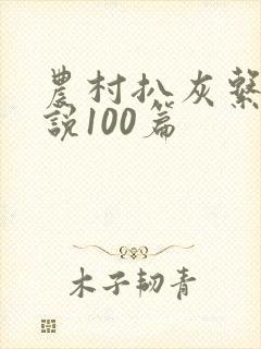 农村扒灰系列小说100篇