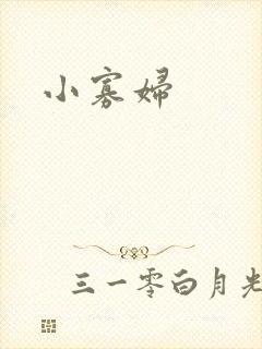 小寡妇