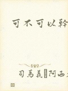 可不可以干湿你