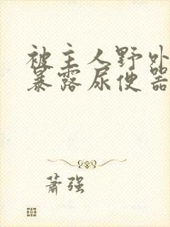 被主人野外调教暴露尿便器