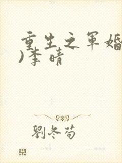 重生之军婚(h)李晴