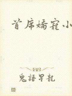 首席娇宠小情人