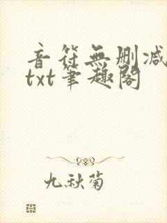 音符无删减全文txt笔趣阁
