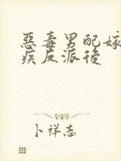 恶毒男配嫁给残疾反派后