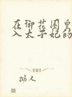 在御花园皇上进入太子妃的小说