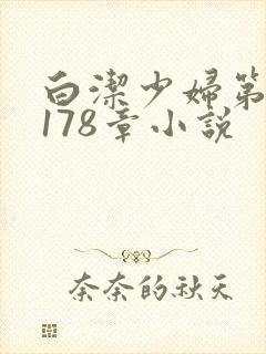 白洁少妇第1一178章小说