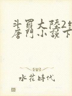 斗罗大陆2绝世唐门小说下载